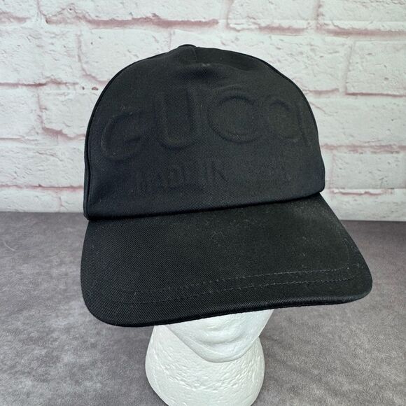 Gucci Unisex Embossed Logo Baseball Hat Cap Small - Picture 4 of 15